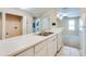 Bright eat-in kitchen features ample counter space and stainless steel double sink at 179 Glynn Addy Dr, Stockbridge, GA 30281