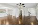 Spacious open-concept living area with hardwood floors and abundant natural light at 2108 Main Nw St, Atlanta, GA 30318