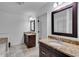 Bright bathroom featuring dual vanities, granite countertops, and modern fixtures at 1481 Howard Way, Lawrenceville, GA 30043