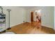 Spacious living room with hardwood floors at 4989 Woodfall Sw Dr, Lilburn, GA 30047