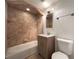 Cozy bathroom featuring a decorative tile shower and wooden vanity at 2285 Peachtree Ne Rd # 1202, Brookhaven, GA 30309