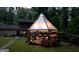 Inviting backyard featuring a gazebo and outdoor seating area, perfect for entertaining at 4567 Town Crier Sw Rd, Lilburn, GA 30047