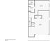 Basement layout including a bedroom, bathroom, closets, stairs and the garage at 5575 Julian Pl, Atlanta, GA 30342