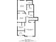 Upstairs floor plan showing bedroom and bathroom layouts at 6207 Idlewood Cir, Lithonia, GA 30038