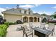 Inviting patio area featuring comfortable seating, a barbecue grill, and access to a well-maintained outdoor space at 308 Shade Tree Cir, Woodstock, GA 30188