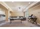 Finished basement living room area featuring an open floor plan at 5410 Cottage Farm Rd, Alpharetta, GA 30022