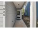 View of the front entrance and door at 7086 Gladstone Cir, Lithonia, GA 30038