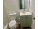 This bathroom features a stand-up shower with a modern vanity at 256 New Hope Rd, Lawrenceville, GA 30046