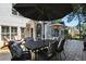 Enjoy outdoor dining on this deck, complete with comfortable seating and shade at 2845 Burgundy Dr, Cumming, GA 30041