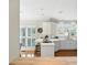 Bright kitchen features white cabinets, modern appliances, and window shutters at 2845 Burgundy Dr, Cumming, GA 30041