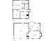 Detailed floor plan showcasing two floors with bedrooms, bathrooms, living spaces, garage, and kitchen layout at 3867 Cherie Glen Rd, Snellville, GA 30039