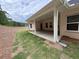 Covered patio showing the yard and view of the exterior at 5311 Tuscany Dr, Douglasville, GA 30135