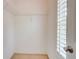 A closet with white walls and a view of the shuttered window at 1160 Newpark View Pl # 8, Mableton, GA 30126