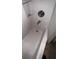 White ceramic tub features a sleek design and modern fixtures at 4018 Carisbrook Dr, Union City, GA 30291