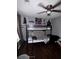 Shared bedroom with bunk beds and dark hardwood floors at 4018 Carisbrook Dr, Union City, GA 30291