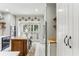 Bright kitchen with island and stainless appliances, accented by hardwood floors and natural light at 2466 Brookhaven Ne Pl, Brookhaven, GA 30319
