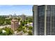 Scenic aerial view of the building showcasing its location surrounded by lush greenery and cityscape views at 2660 Peachtree Nw Rd # 13F, Atlanta, GA 30305