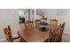 Cozy dining room with wood furniture at 1000 Coan Dr, Locust Grove, GA 30248