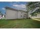 Spacious backyard with lush green lawn and two-story house with neutral siding at 1964 Cutters Mill Way, Lithonia, GA 30058