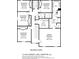 Second floor plan featuring multiple bedrooms, bathrooms, and a laundry room for convenient living at 12148 Flannery Ln, Hampton, GA 30228