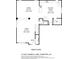 Main floor plan layout showcasing the kitchen, dining, living areas, and entry point of the property at 12148 Flannery Ln, Hampton, GA 30228