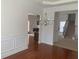 Open dining room showing access to the kitchen, living area and staircase at 2118 Water Mill Ct, Buford, GA 30519
