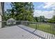 Enjoy the outdoors on this spacious back deck with backyard views at 7144 Carolyn Cir, Lithia Springs, GA 30122