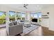 Bright living room with large windows, modern furniture, and hardwood floors at 2076 Holtz Ln, Atlanta, GA 30318