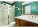 Bathroom with a shower, vanity, and mirror at 3611 Winfair Pl, Marietta, GA 30062