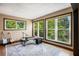 Comfortable bedroom space with plenty of natural light from large windows at 3611 Winfair Pl, Marietta, GA 30062