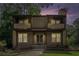 Beautiful facade view of this house, which features two balconies and neat landscaping at 3611 Winfair Pl, Marietta, GA 30062