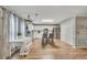 Spacious kitchen with island seating, stainless appliances and wood flooring at 131 Banyon Ct, Dallas, GA 30157