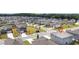 High angle view showing a desirable neighborhood with well-spaced homes and mature trees at 3660 Cattle Field Xing, Loganville, GA 30052
