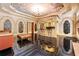 Exquisite bar area features tiled floors, ornate ceiling, and unique decorative architecture at 720 Heards Ferry Rd, Sandy Springs, GA 30328