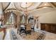 Formal dining room featuring a stunning chandelier and large windows at 720 Heards Ferry Rd, Sandy Springs, GA 30328