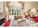 Inviting living room with a grand fireplace and ample natural light at 720 Heards Ferry Rd, Sandy Springs, GA 30328
