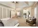 Relaxing bedroom with a beverage center and comfortable sitting area at 450 Dorset Sw Way, Smyrna, GA 30082