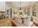 Bright dining area with lots of natural light, adjacent to kitchen, features seating with backyard view at 450 Dorset Sw Way, Smyrna, GA 30082