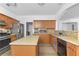 Spacious kitchen featuring modern appliances and granite countertops at 2468 Whistle Stop Dr, Norcross, GA 30071