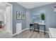 Home office area with modern decor and ample light and space for remote work at 3568 Foxworth Ct, Buford, GA 30519