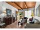 Bright living room featuring hardwood floors and a cozy seating area at 2355 Ewing Ne Dr, Brookhaven, GA 30319