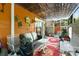 Enclosed back patio with outdoor furniture and decor; space for relaxing or entertaining at 2355 Ewing Ne Dr, Brookhaven, GA 30319