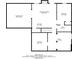 Basement floor plan features a theater, bedroom, rec room with wet bar, storage, and bath at 3202 Lucky Pl, Conyers, GA 30013