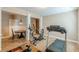 Spacious basement gym and lounge area featuring exercise equipment and dining space at 3202 Lucky Pl, Conyers, GA 30013