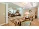 Expansive main bedroom features a trey ceiling, sitting area and elegant finishes at 3202 Lucky Pl, Conyers, GA 30013