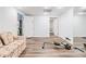 Basement featuring wood-look flooring, recessed lighting, and multiple doorways at 3355 Old Peachtree Rd, Dacula, GA 30019