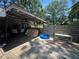 Spacious back deck featuring an overhang and room for seating, perfect for enjoying the outdoors at 1482 Whitfield Se St, Smyrna, GA 30080