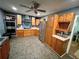 Modern kitchen featuring stainless steel appliances, tile backsplash, and ample counter space at 1482 Whitfield Se St, Smyrna, GA 30080