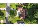 Birds eye view of a well landscaped property surrounded by mature trees at 2050 Trotters Ridge Way, Roswell, GA 30075