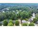 An aerial view of the neighborhood with lush green trees at 1065 Beacon Hill Xing, Alpharetta, GA 30005